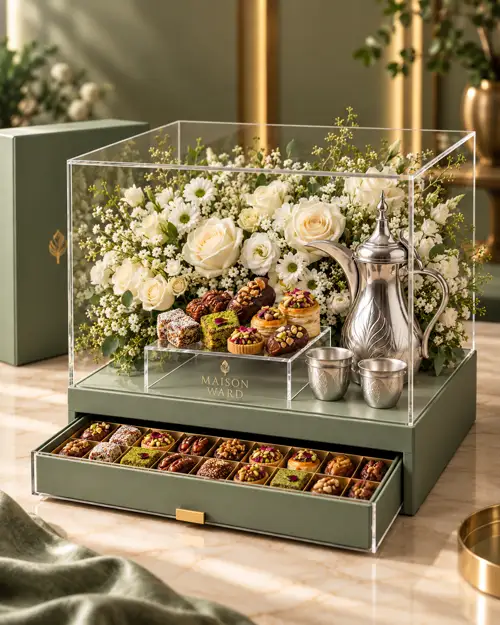 علبة أكريليك gift presentation